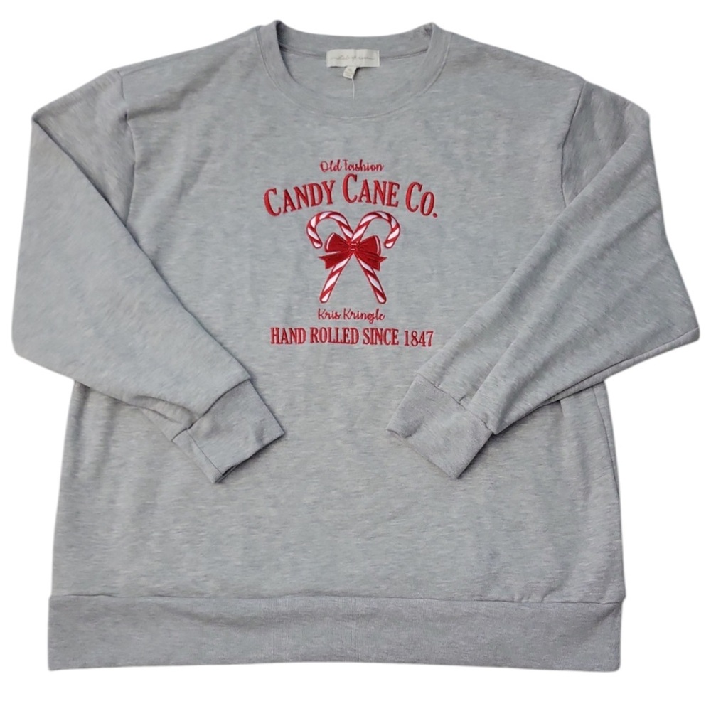 NWOT State of Mind Women's Pullover Cozy Warm Holiday Sweatshirt